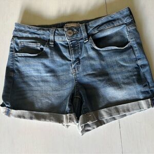2/$20 SO Midi Low Rise Jean Shorts
